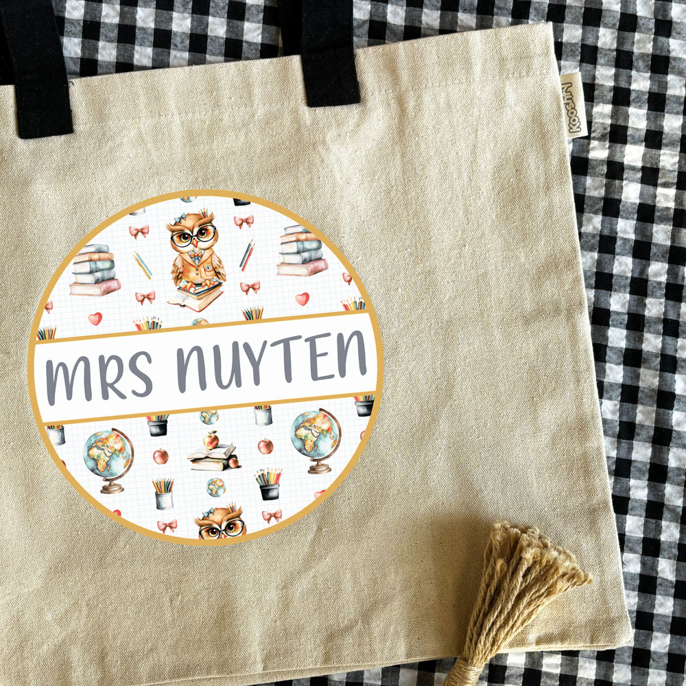 Clever Owl Tote Bag