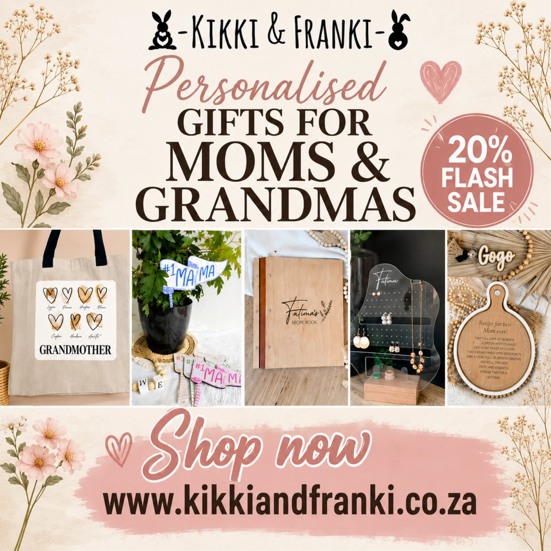 Bespoke & Personalised wall art, gifting & keepsakes, Back-to-School, Holiday ranges.